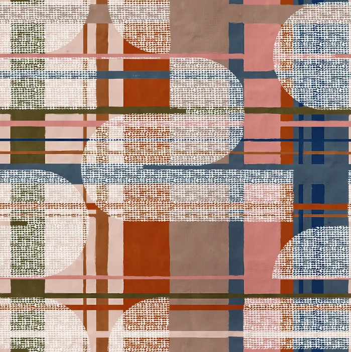 Halewood Whim Checks & Stripes artwork detail
