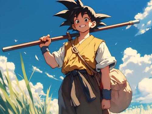 Goku Farm Life Wallpaper for Desktop