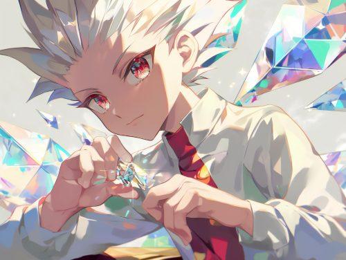 A killua zoldyck wallpaper hd capturing his dynamic power.