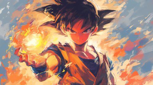 Goku charging energy wallpaper for Desktops