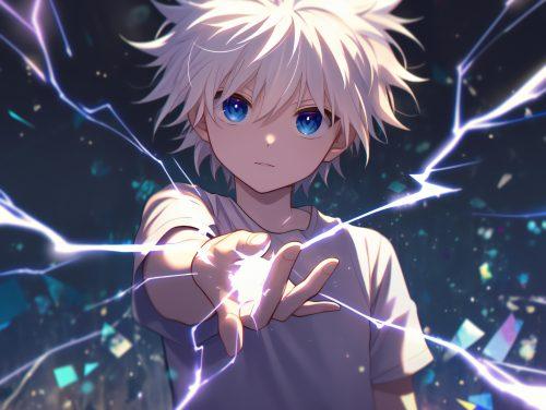 Intense Power Hunter x Hunter Killua Wallpaper