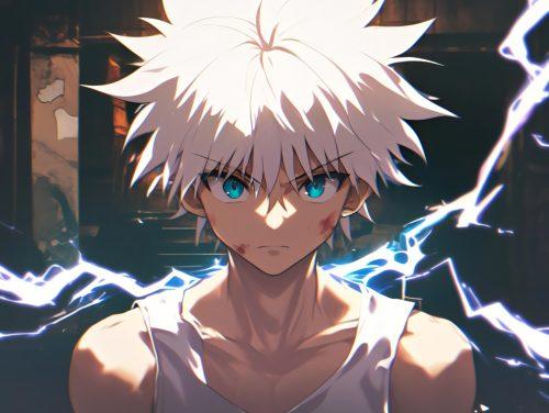 Strength & Power Killua Aesthetic Wallpaper