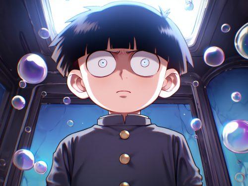 Crazy Eyes Mob Psycho Wallpaper 4K