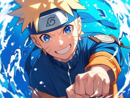 Naruto Uzumaki anime wallpaper in ultra HD 4K resolution, ideal for any PC display.