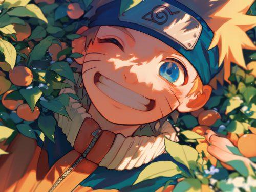 Smiling Naruto Uzumaki Desktop Wallpaper