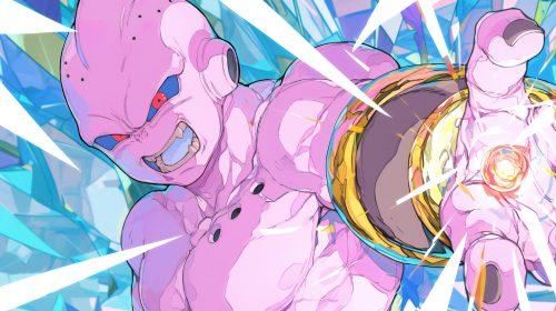 Pink Powerful Energy Majin Buu Background