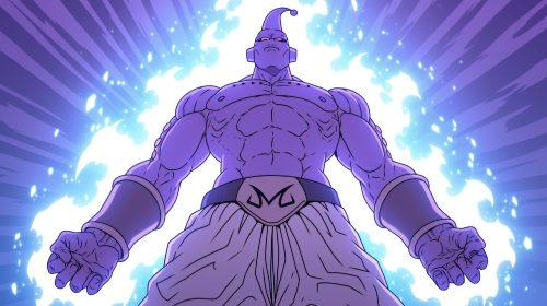 Vibrant Energetic Colors Buu DBZ Wallpaper