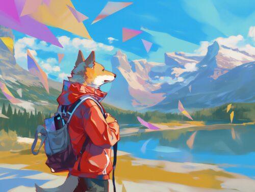 Anime Dog Wallpaper Dynamic & Colorful