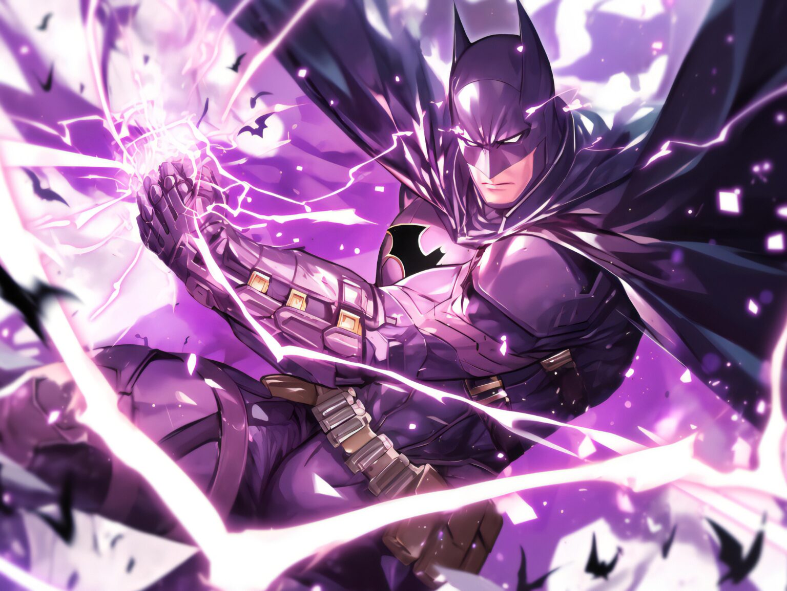 A Batman animated wallpaper with classic visuals and high-energy action elements, highlighting Gotham’s hero.