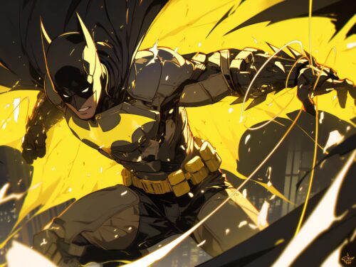 Gothams Yellow Guardian Batman Background