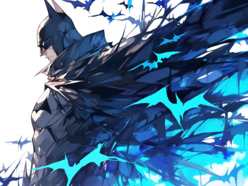 Blue Shadows Batman Dark Knight Wallpaper