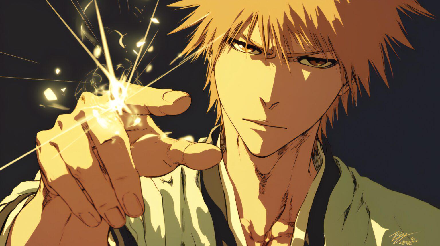 A breathtaking Bleach Ichigo wallpaper 4K featuring crisp high-resolution details and dynamic artistic elements.
