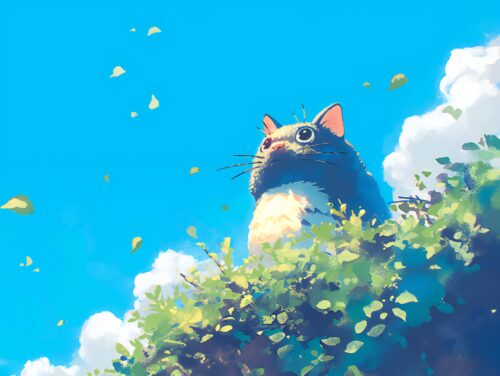 Cute Totoro Wallpaper Delightfully Whimsical