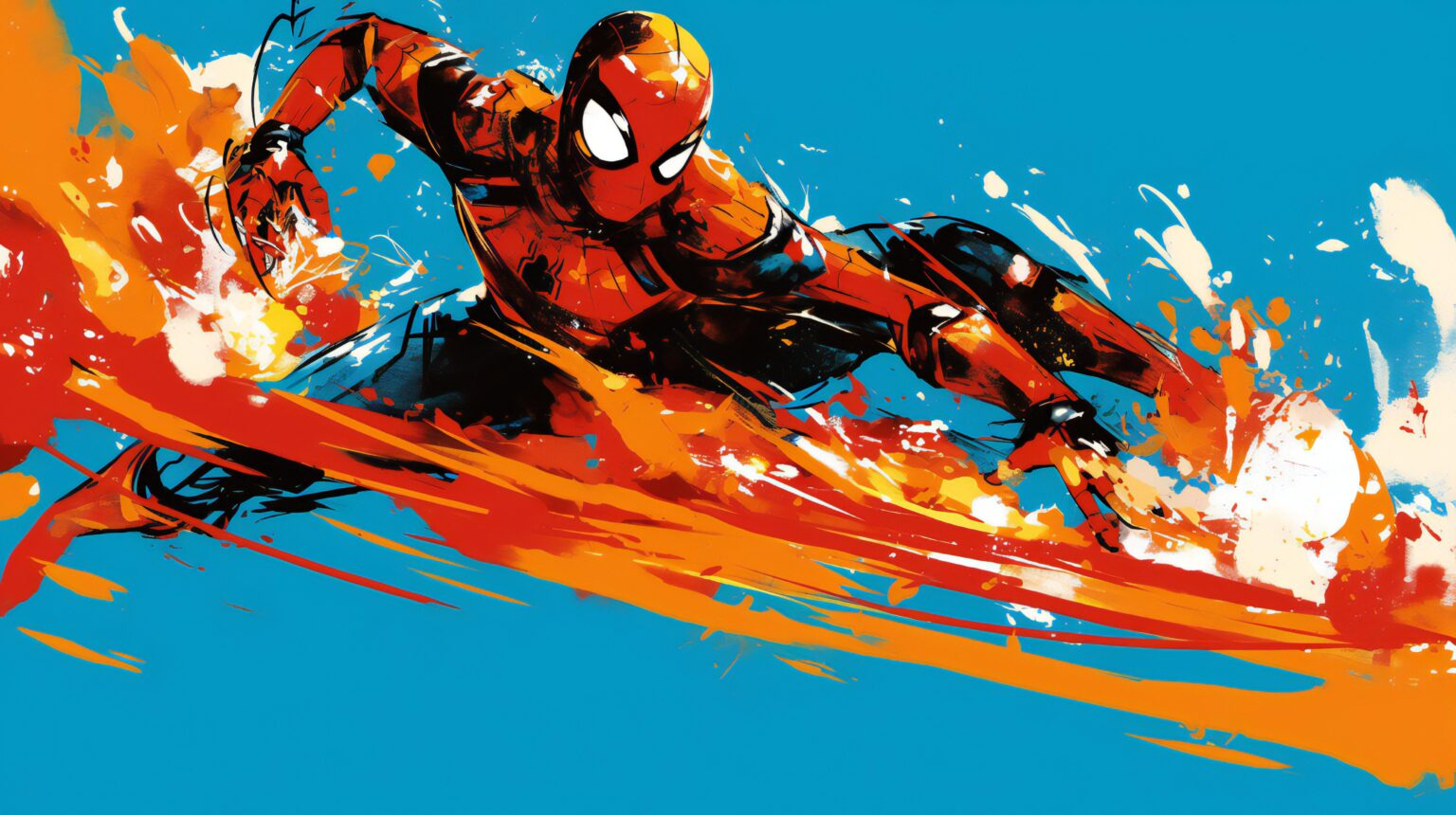A high-resolution spiderman wallpaper 4k for pc with a sleek and bold design.
