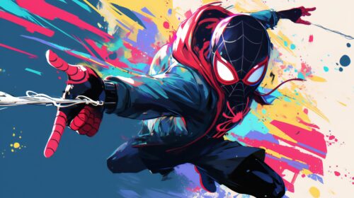 Striking Visuals Desktop Spider-Man Wallpaper