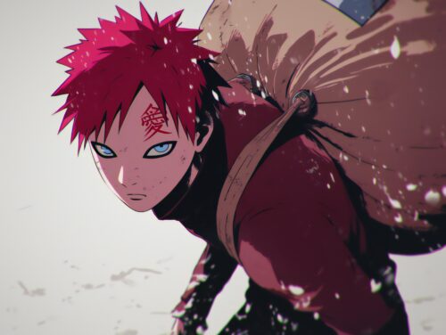 A Gaara 4K background with sharp textures and an intense, action-packed presence.