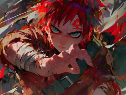 Gaara Wallpaper Aesthetic Sandstorm Power