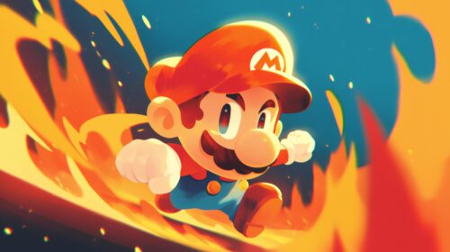 Vibrant High Resolution Mario Background