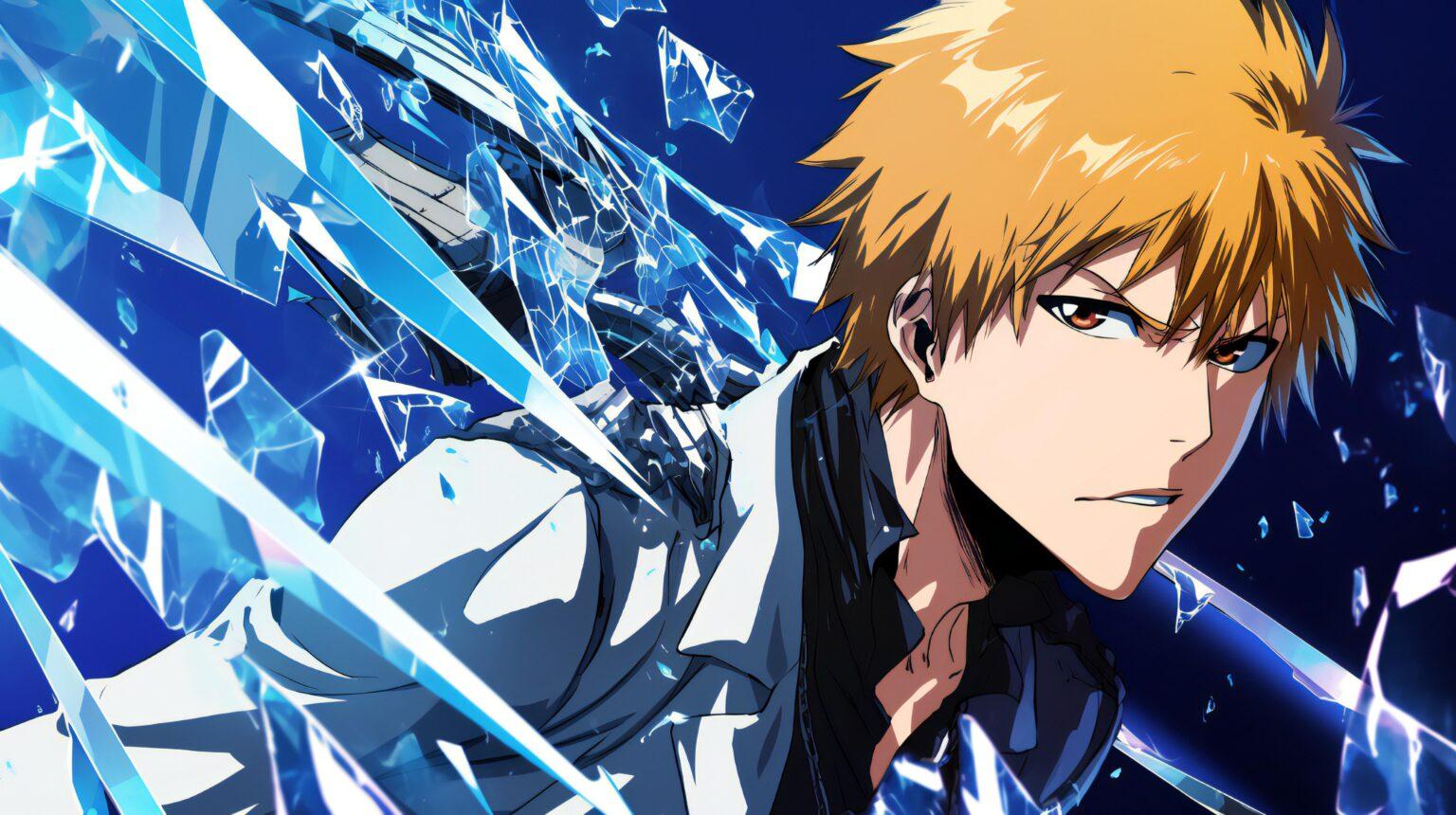 A sleek Bleach background wallpaper featuring bold and stylish anime-inspired designs.