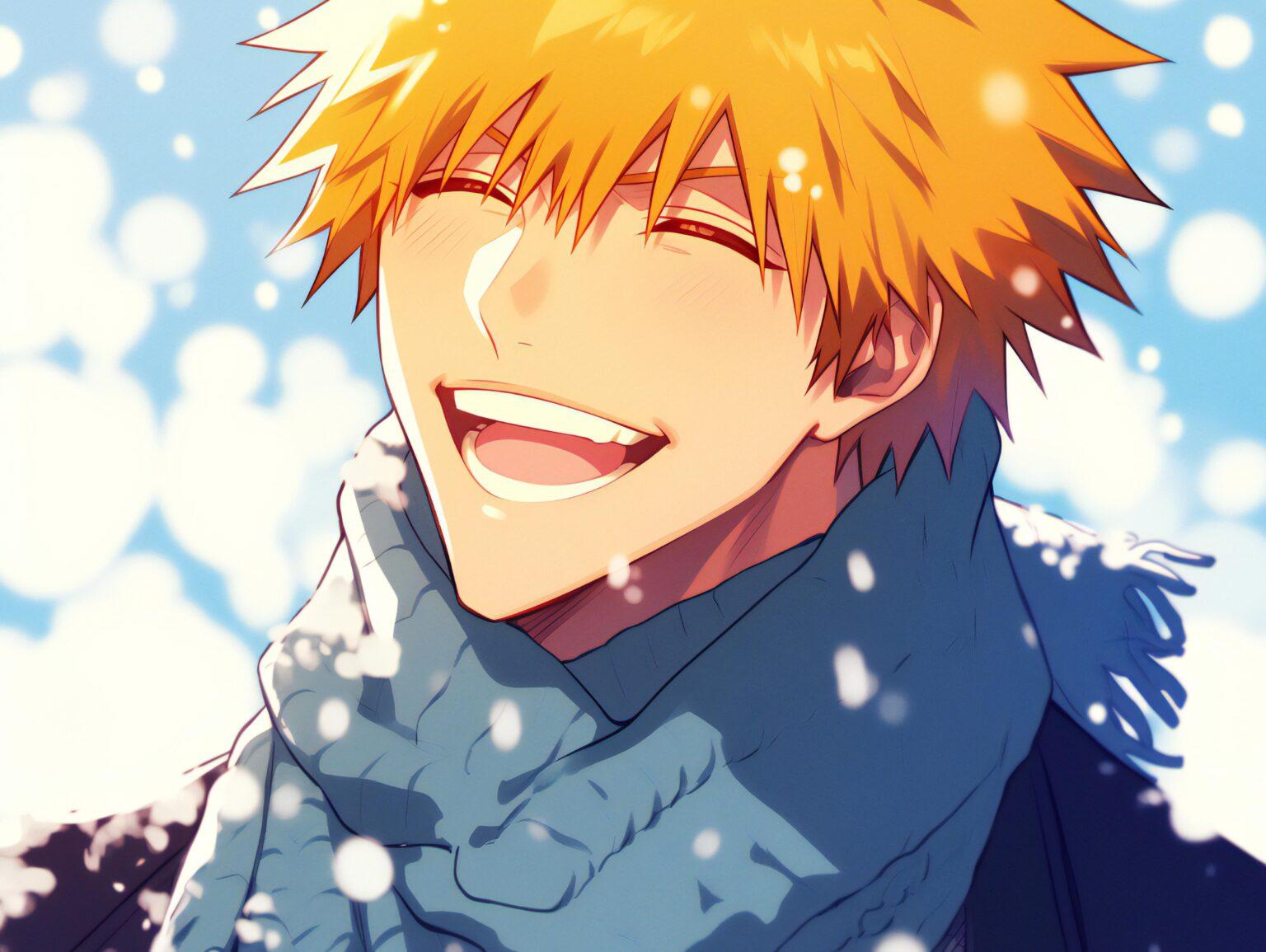 A visually striking Bleach Ichigo wallpaper 4K with high-resolution clarity and artistic depth.