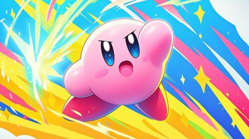 Vibrant Hero Kirby Background Wallpaper