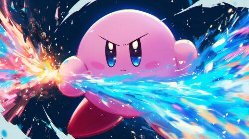 Kirby Game Background Dynamic Blast