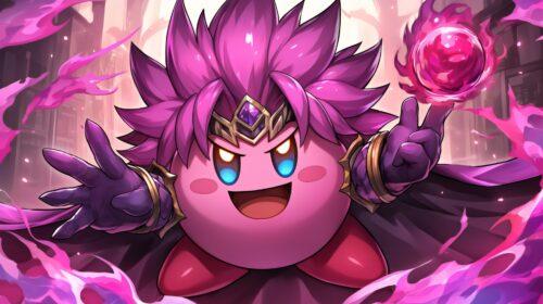 The Joyful Witch Kirby Wallpaper