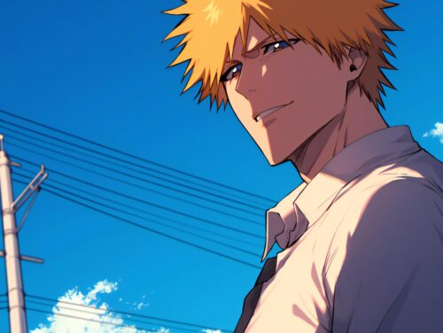 Blue Sky Kurosaki Ichigo Wallpaper