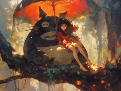 My Neighbor Totoro Background Serene and Charming