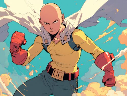 Saitama 4K Wallpaper Limitless Strength