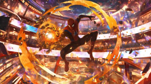 Ultimate Hero Spider-Man Desktop Wallpaper