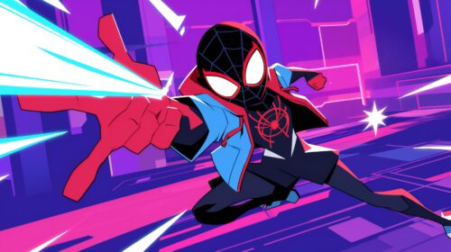 Spiderman Desktop Wallpaper Purple Action