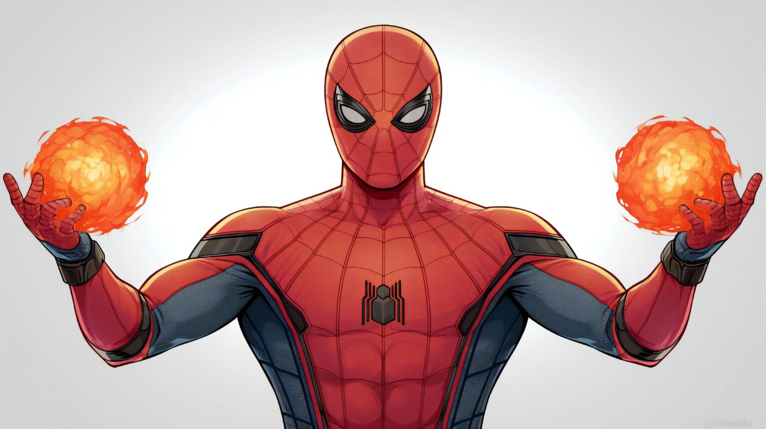 A stunning spiderman wallpaper 4k for pc with high-resolution clarity and a sleek design.