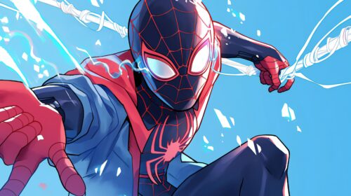 Sleek Modern Black Spiderman Wallpaper
