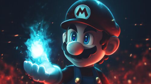 Super Mario Background Dynamic Game Aesthetic