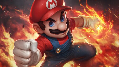 Super Mario Wallpaper Classic Gaming Energy